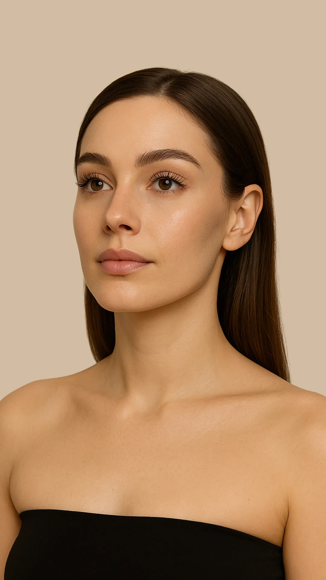 Femme au regard naturel, membre du mouvement No Faux Cils Club